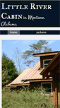 Mobile Screenshot of littlerivercabin.com